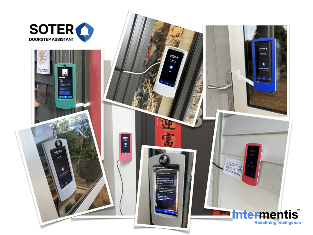 A collage of Dunedin doorsteps taking part in the Soter pilot